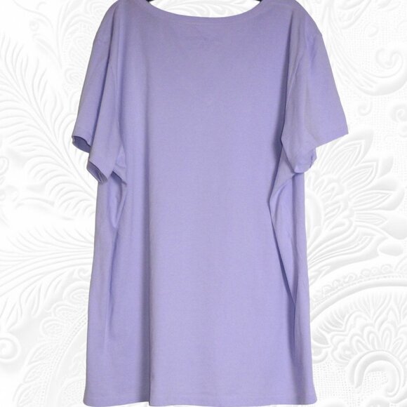 Life Is Good Women's Lavender Ocean Graphic Tee - Picture 2 of 4